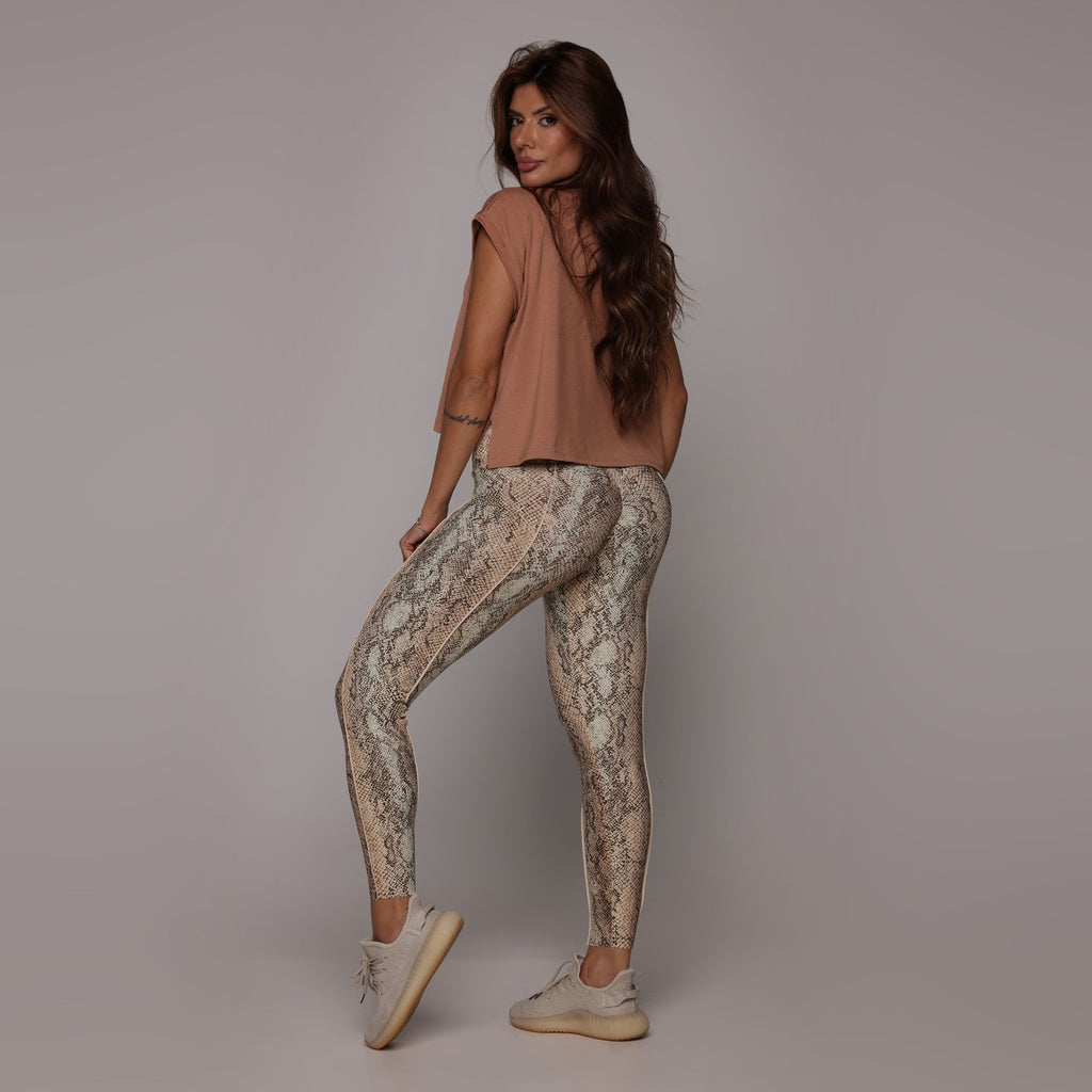 Cropped tank top cinnamon