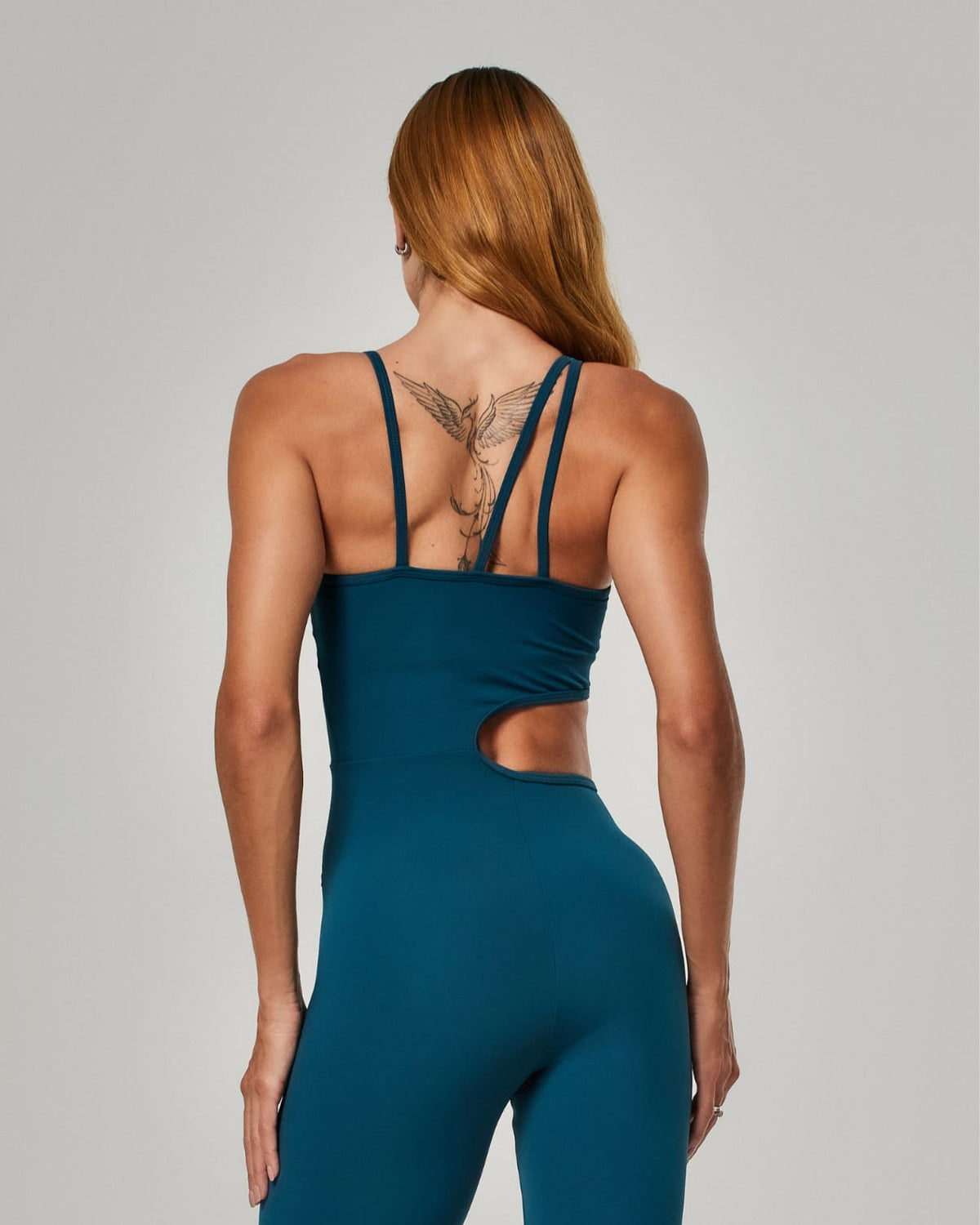 Jumpsuit petroleum blue