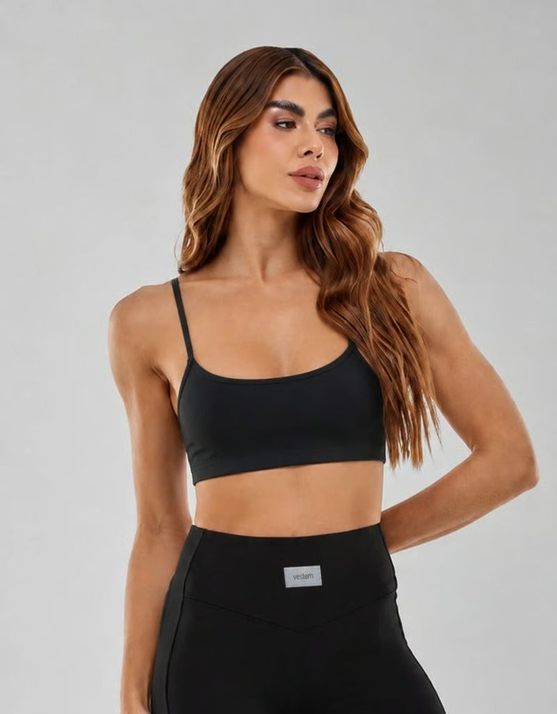 Crop top black