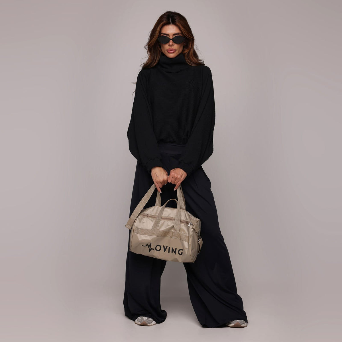 Wide pants black