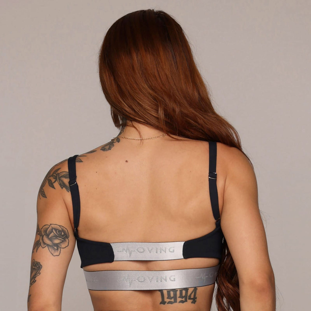 Crop top black / grey