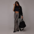 Legging flare reptile skin
