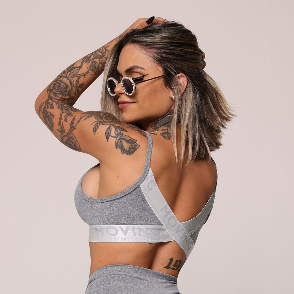 Crop top grey