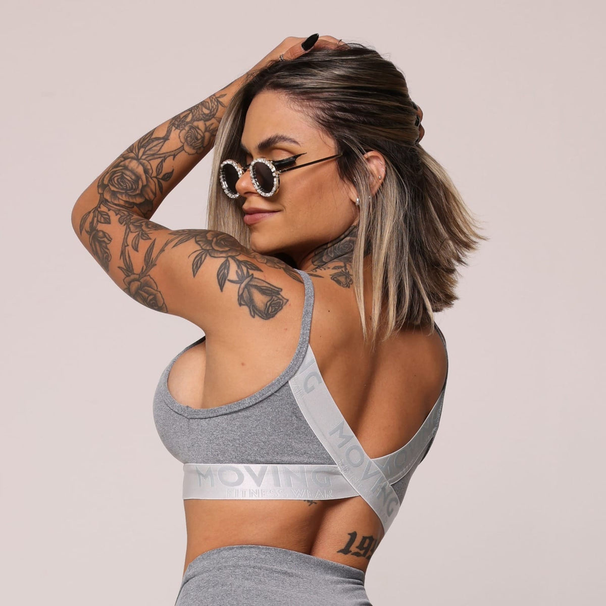 Crop top grey