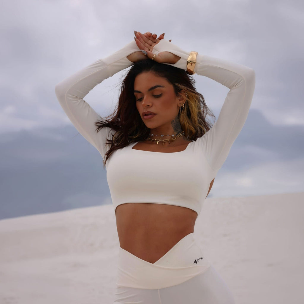Long Sleeved top off-white
