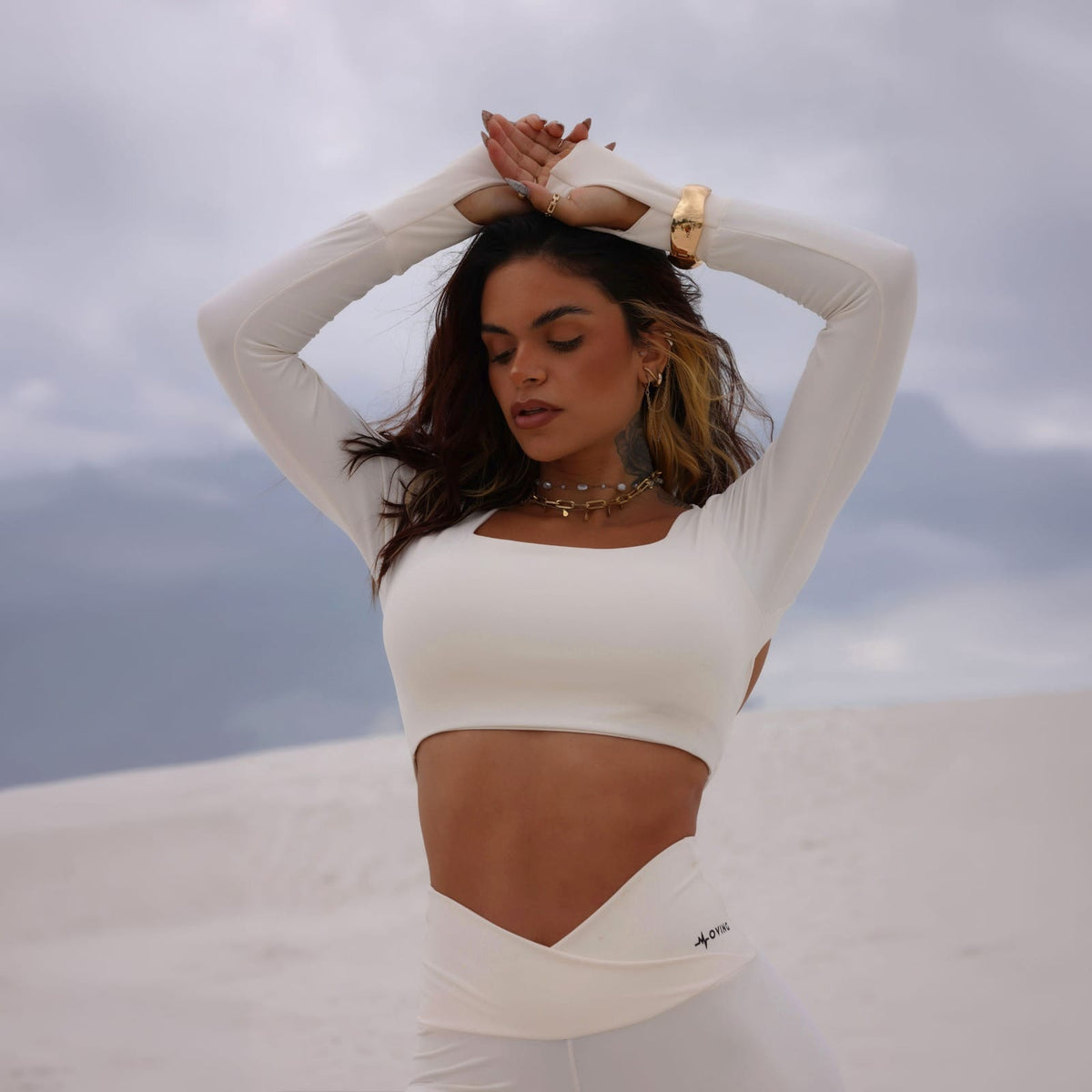 Long Sleeved top off-white
