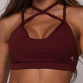 Crop top burgundy