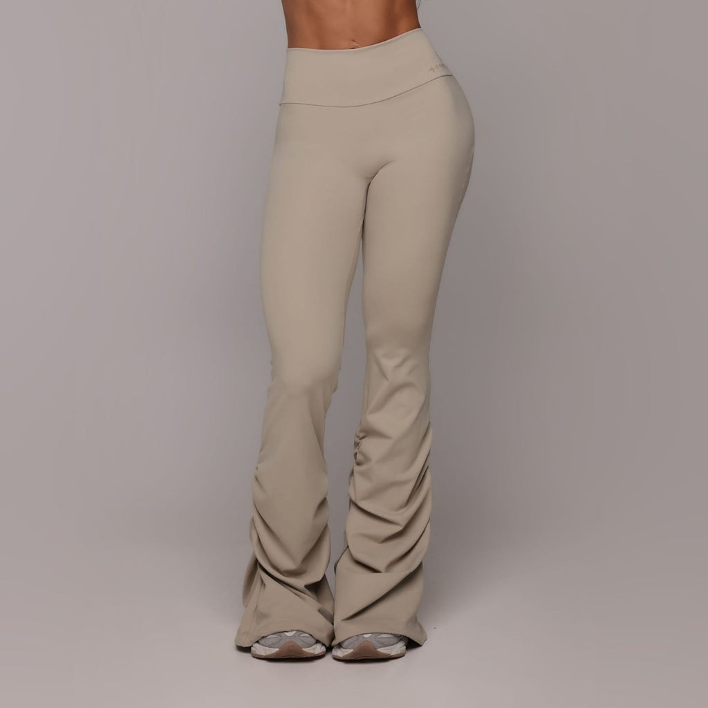 Legging macadamia wide leg
