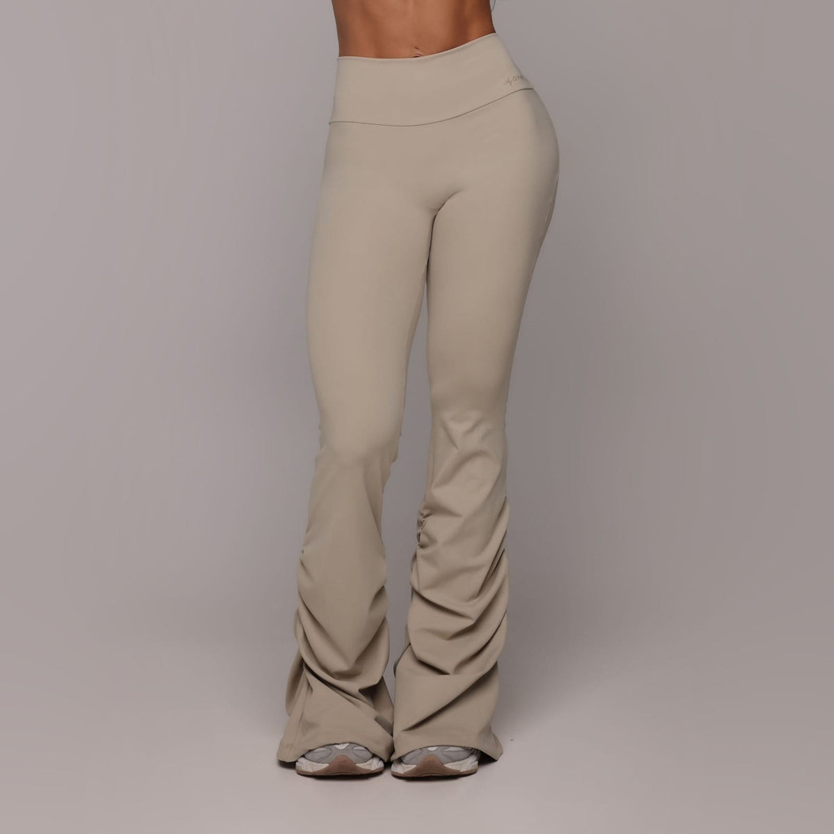 Legging macadamia wide leg