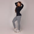 Long-sleeve top black