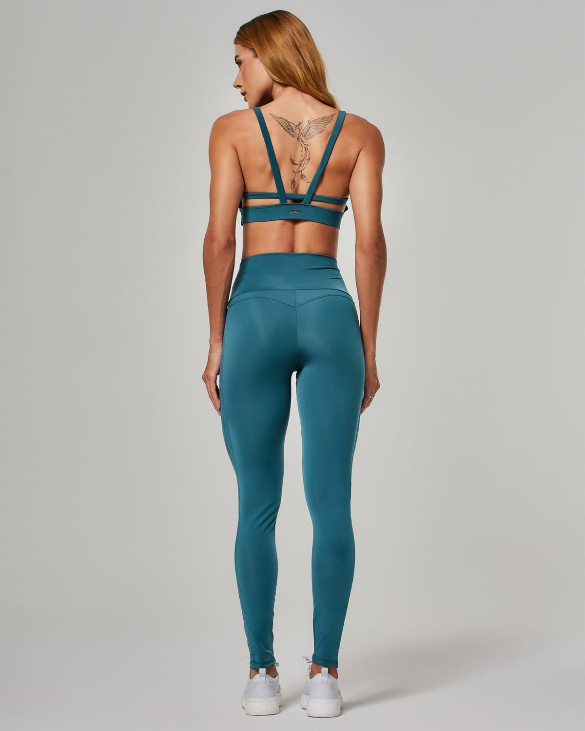 Set top and legging petroleum blue