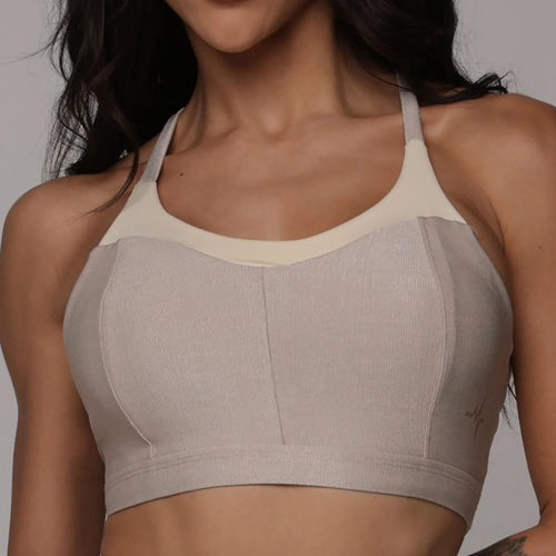 Crop top glossy chantilly