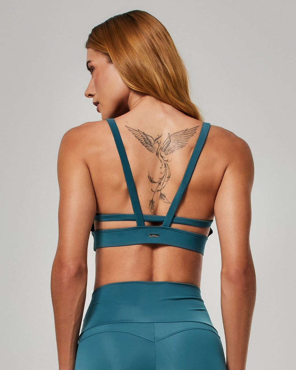 Set top and legging petroleum blue