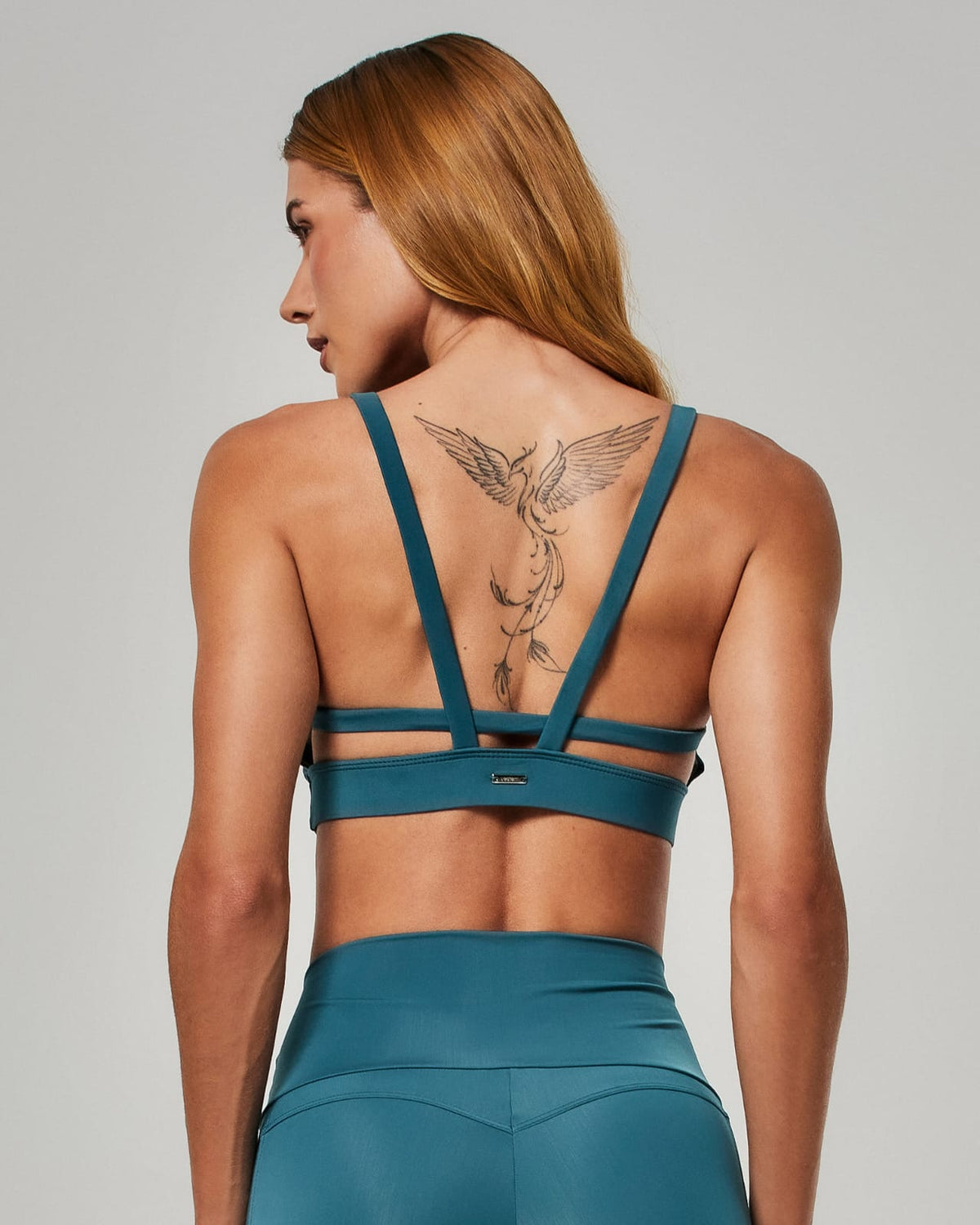 Set top and legging petroleum blue