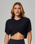 Crop shirt black