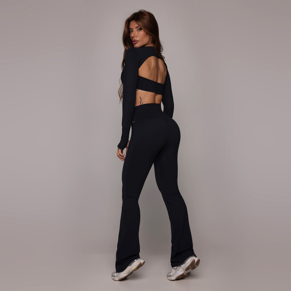 Flare legging black